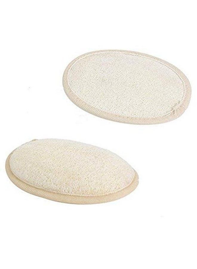 ROLIMOLI - Single Side Loofah sponge body scrub bath scrubber Pack of 4 Pieces - Image 1