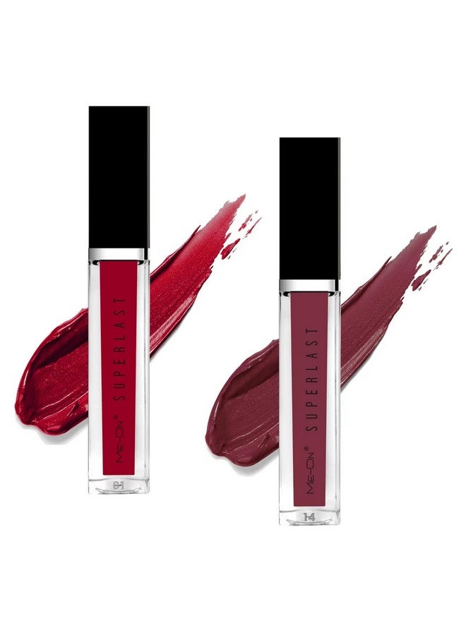 ME-ON Superlast Lip Gloss (Shade 01& 14)