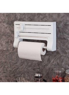 Primanova Tidy roll holder for tissues stretch and foil rolls plastic 38 25.5 8.5 cm white  - Image 3