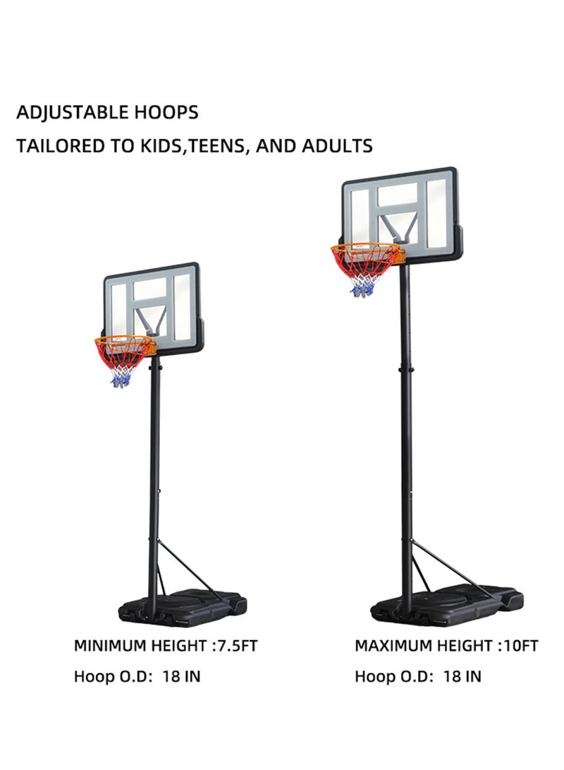LIMOS Basketball Hoop & volleyball Poolside Portable Adjustable Swimming Pool Water Basketball with Backboard Stand for Indoor Outdoor - Image 3