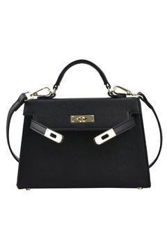 Loquat Women's Satchel Handbag Shoulder Handbag 19*7*21cm Black 
