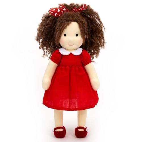 BlissfulPixie Handmade Waldorf Doll Clothes 12 inch Clothing Set with Pretty Box Girl Christmas Birthday PresentEleanors Clothes Accessories - Image 5