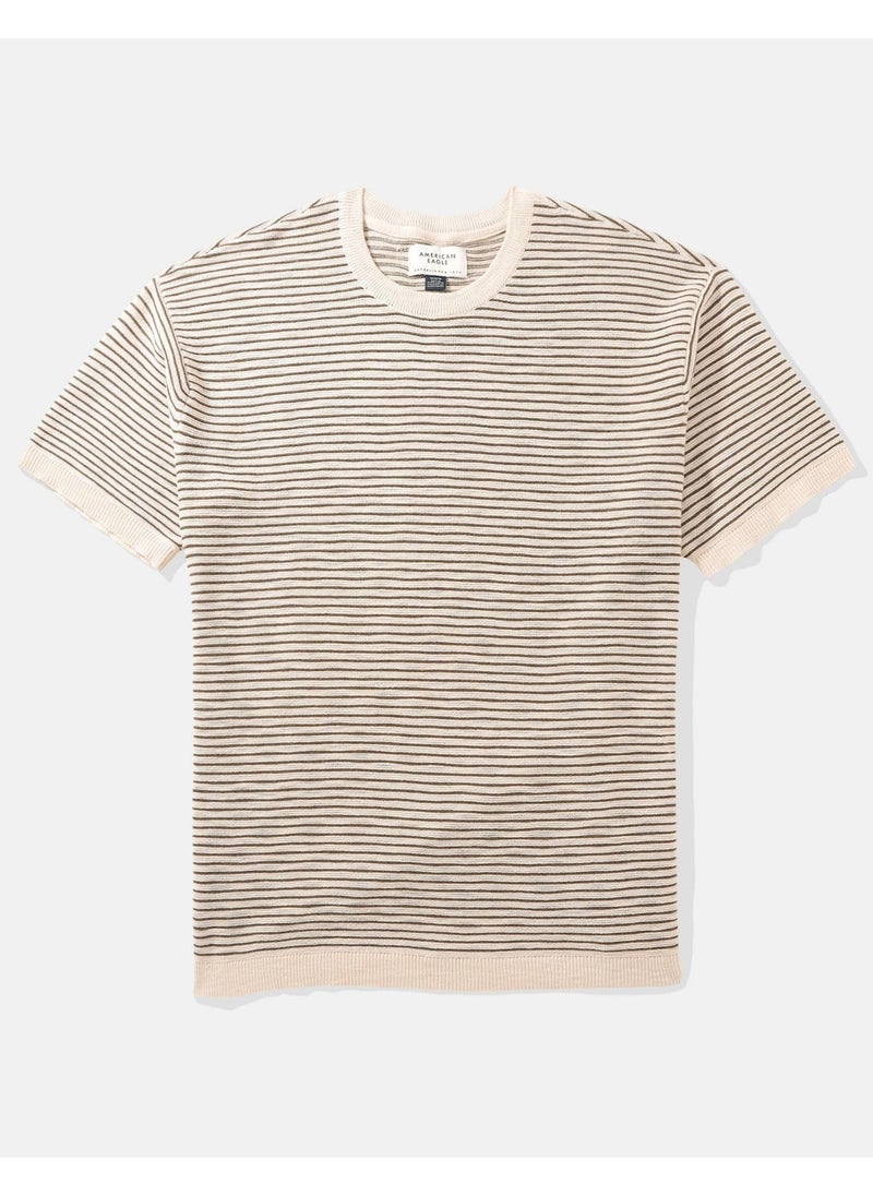 American Eagle Casual Short Sleeve Sweater T-Shirt  - Image 3