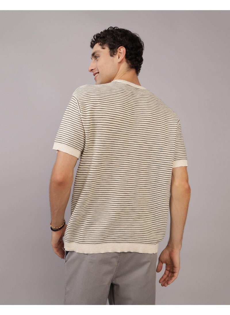 American Eagle Casual Short Sleeve Sweater T-Shirt  - Image 2