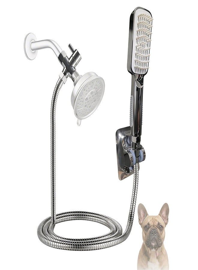 NanWantee Dog Shower Attachment with Adjustable Water Pressure & Pause Mode - Image 1