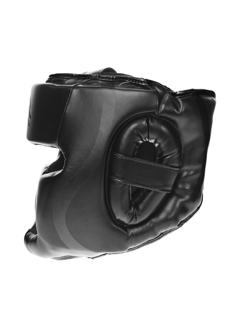 Sanabul  Essential Boxing Headgear – Full Face Coverage, Sparring & Training Headgear for Men & Women – Black, S/M - Image 3