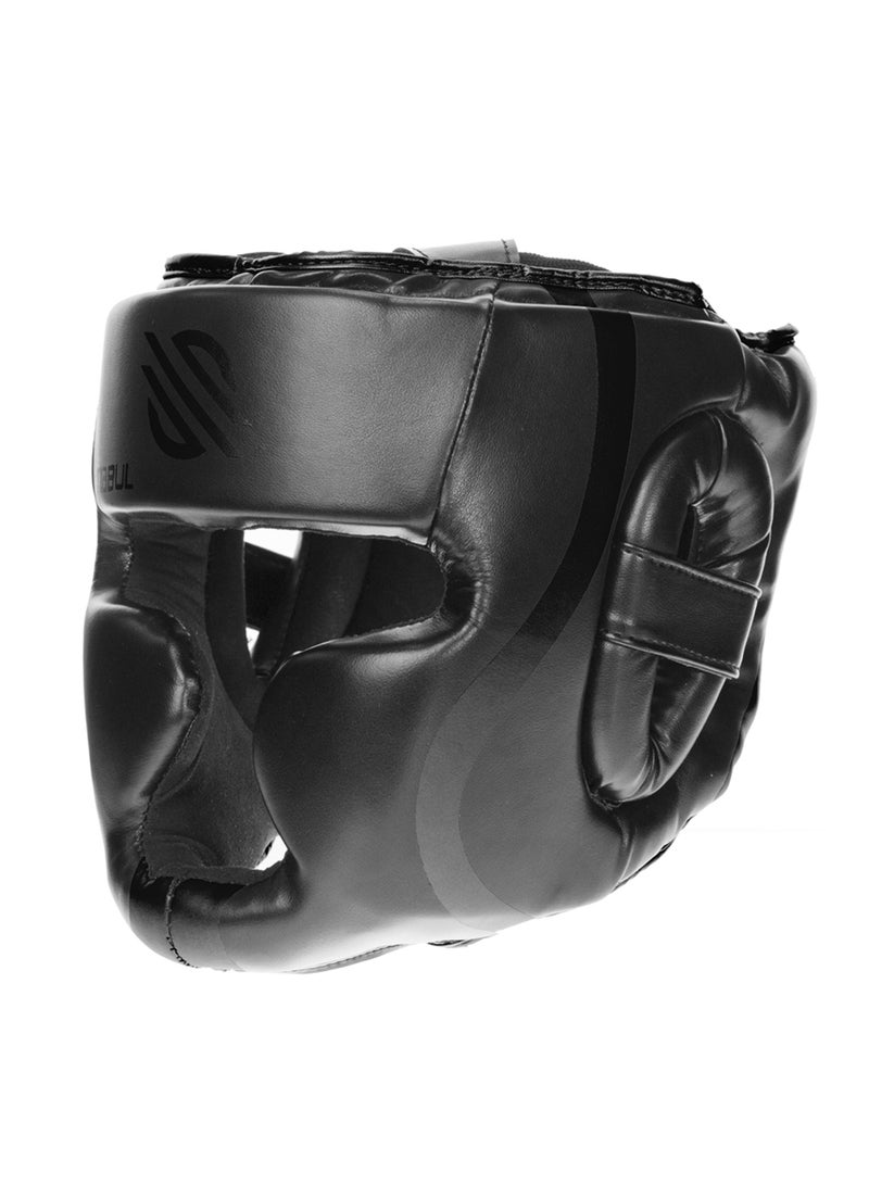 Sanabul  Essential Boxing Headgear – Full Face Coverage, Sparring & Training Headgear for Men & Women – Black, S/M - Image 5