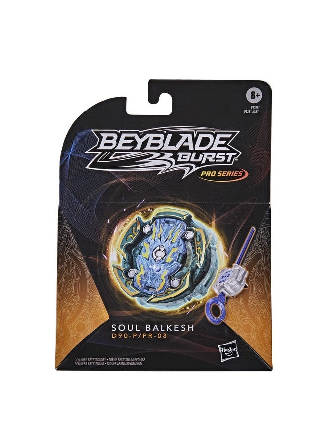 BeyBlade مجموعة لعبة القتال ذات القمة الدوارة من سلسلة Burst Pro Soul Balkesh ذات القدرة على التحمل مع لعبة الإطلاق - Image 4
