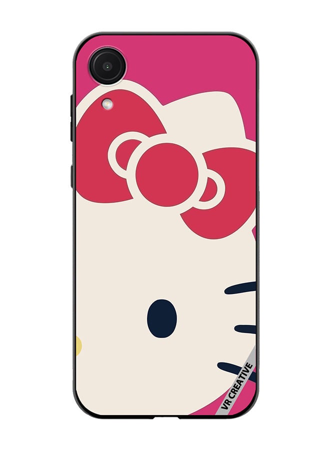 VR CREATIVE Protective Case Cover For Samsung Galaxy A03 Core Kitty Design Multicolour - Image 1