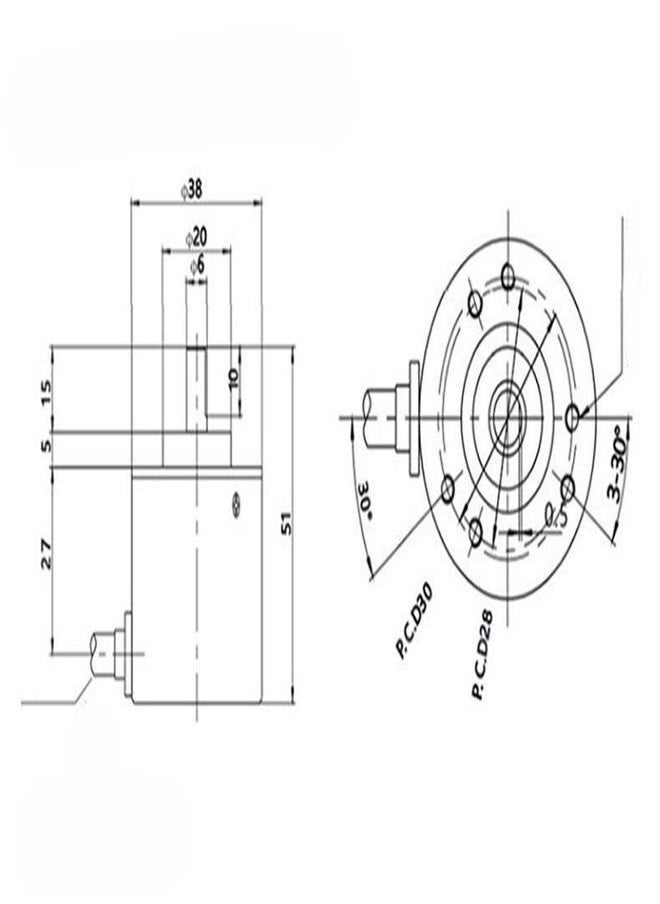 Generic - 400 Pulse Abz Triple Incremental Optical Rotary Encoder Collector Output - Image 1