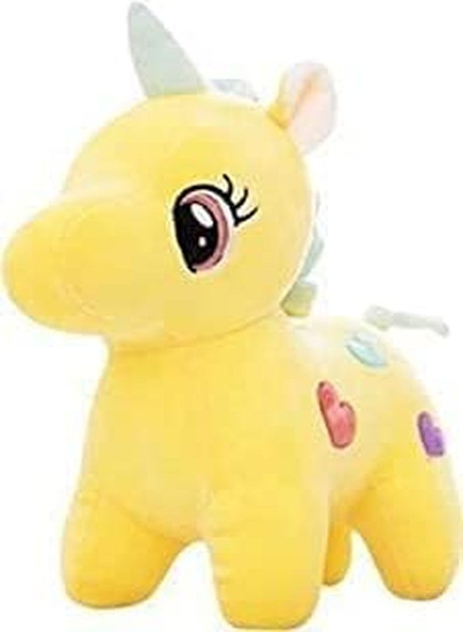 Future Shop Pack of 4 Elegant Soft Toys Combo Set Grey Appu Elephant, Penguin, Fish & Yellow Unicorn Toy Animals for Kids/Girls/Boys - 30 cm (Multicolor) - Image 4