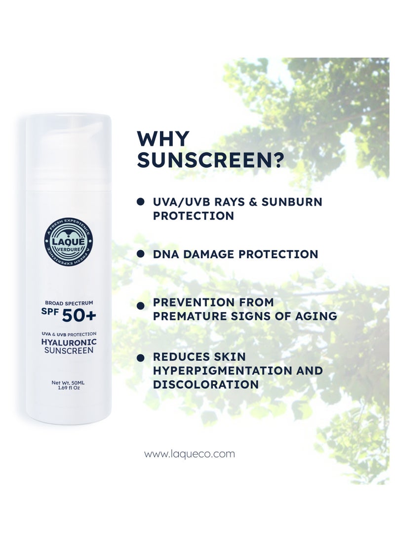 LAQUE - SPF50+ Hyaluronic Sunscreen Gel - Image 1