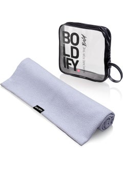 Boldify Boldify Quick Dry Microfiber Towel Wrap for Women  for Thin and Curly Hair  Anti Frizz Plopping Towel Fast Drying Turban  Grey 