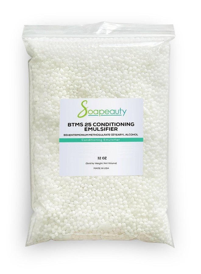 Soapeauty BTMS 25% - 32 oz - Behentrimonium Methosulfate Cetearyl Alcohol 25% Conditioning Emulsifier | Ingredient for Hair Care, Skin Care, Leave-in Treatment Products | 32 oz - Image 1