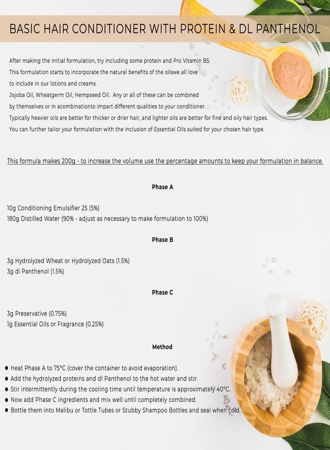 Soapeauty BTMS 25% - 32 oz - Behentrimonium Methosulfate Cetearyl Alcohol 25% Conditioning Emulsifier | Ingredient for Hair Care, Skin Care, Leave-in Treatment Products | 32 oz - Image 5