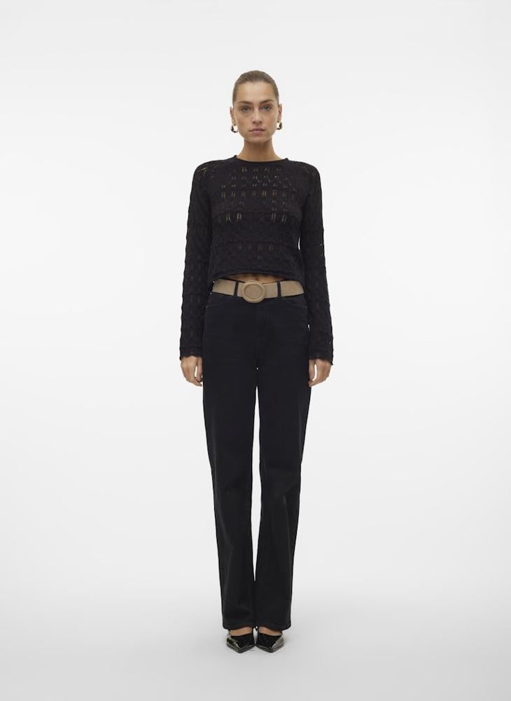 VERO MODA Newfabienne Long Sleeve O-Neck Pullover - Image 5