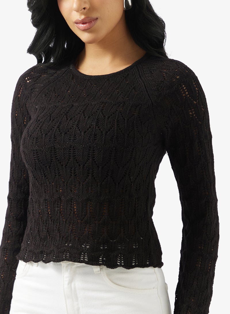 VERO MODA Newfabienne Long Sleeve O-Neck Pullover - Image 3
