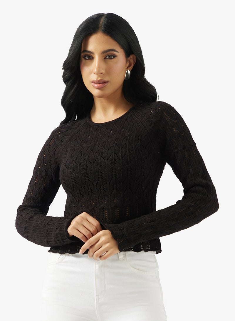 VERO MODA Newfabienne Long Sleeve O-Neck Pullover - Image 1