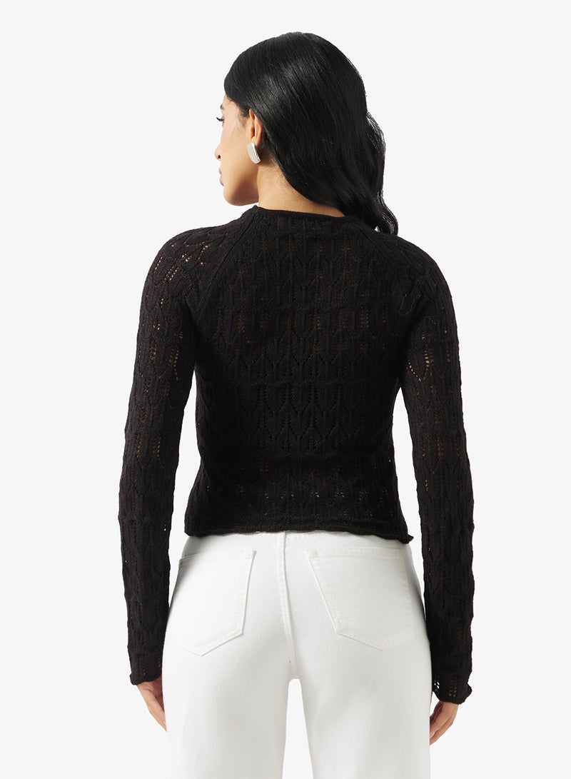 VERO MODA Newfabienne Long Sleeve O-Neck Pullover - Image 2
