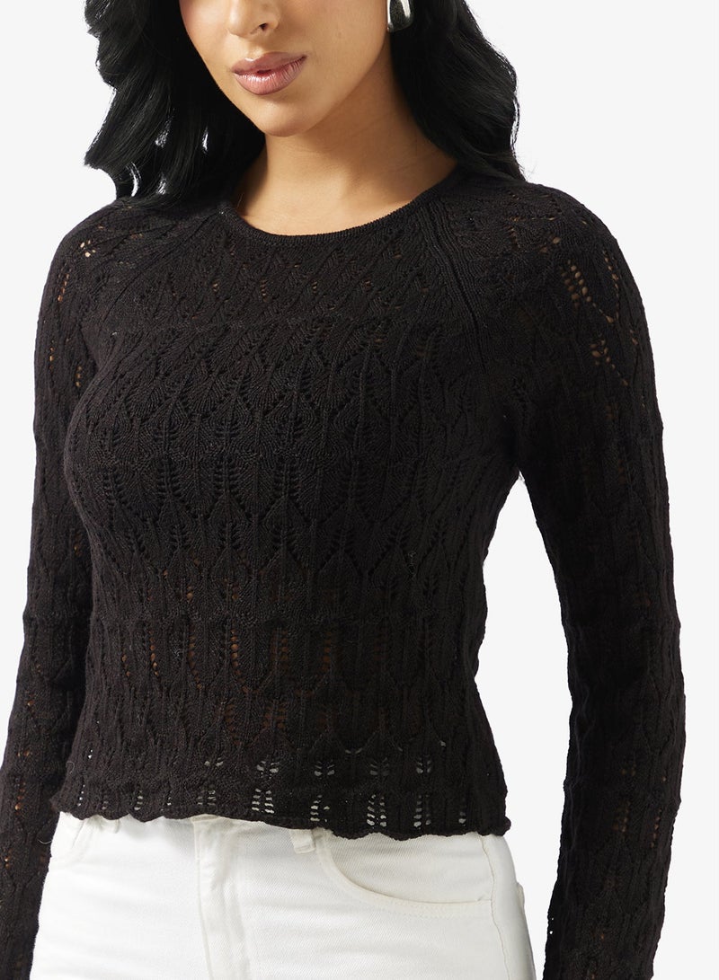 VERO MODA Newfabienne Long Sleeve O-Neck Pullover - Image 3