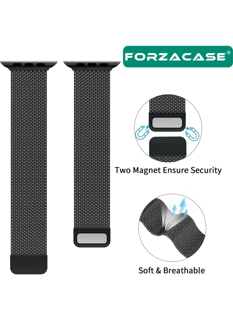Forzacase Metal Magnetic Strap Compatible with Apple Watch 8 45MM - FC157
