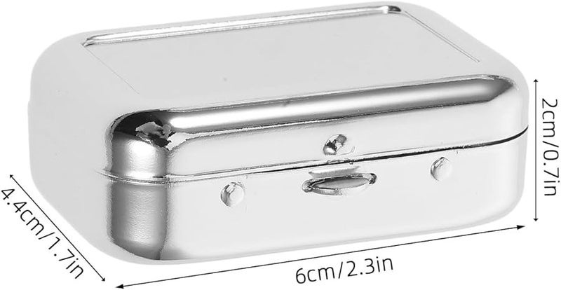 Stainless Steel Portable Pocket Ashtray with Lid Windproof for Outdoor Travel Car Home Office - Image 2