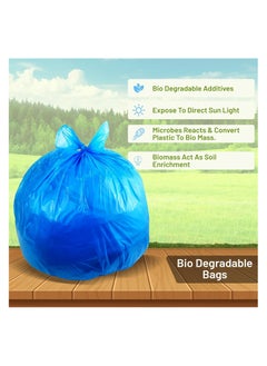 (Pack of 100 Bags) Hi-Care Garbage Bag Blue 65x95cm 20 Micron Heavy Duty Oxo Biodegradable Plastic Bag Medium Trash Bags Dustbin Bags Waste Bag Office Bag Strong And Durable Bin Bag Garbage Bag Medium - pzsku/Z50AA0A79197425A7F145Z/45/_/1719402186/65c32bee-5047-4dfe-950c-0b1b88d1e17a