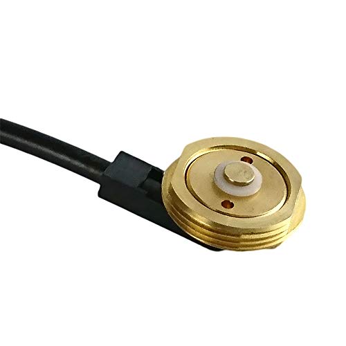 UngSung Solid Brass NMO Antenna Mount with UHF Male PL259 Connector 10 ft RG58/U Coax Cable for for Ham UHF VHF CB Cellular Trucker Antenna (10ft NMO Mount NO L Bracket, Black) - Image 3