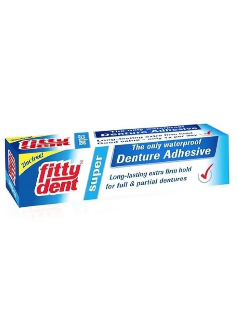 Fittydent Fitty dent - super The only waterproof Denture Adhesive 20g - Image 2