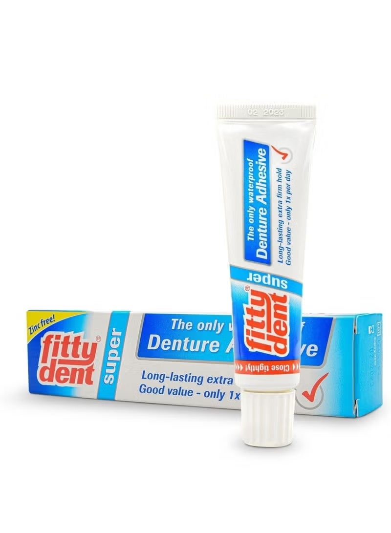 Fittydent Fitty dent - super The only waterproof Denture Adhesive 20g - Image 5