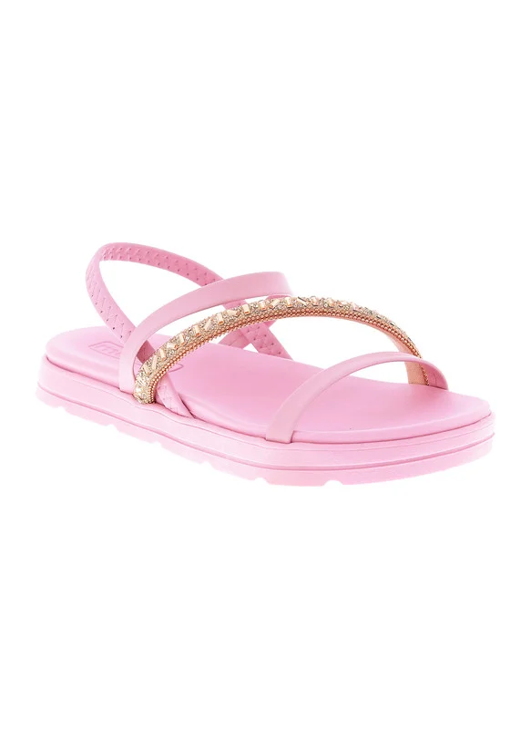 موليكا Moleca Ladies Sandals With Back Strap Pink | Made In Brazil