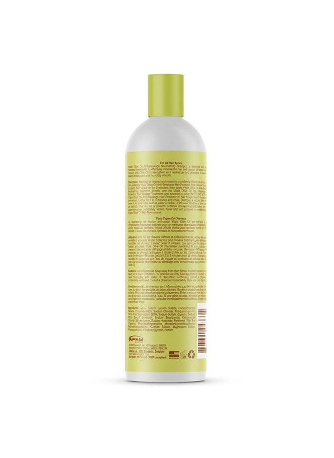 VITALE Vitale Vitale olive oil anti breakage neutralizing shampoo 16 fluid ounce, Green, 16 Fl Ounce  - Image 2