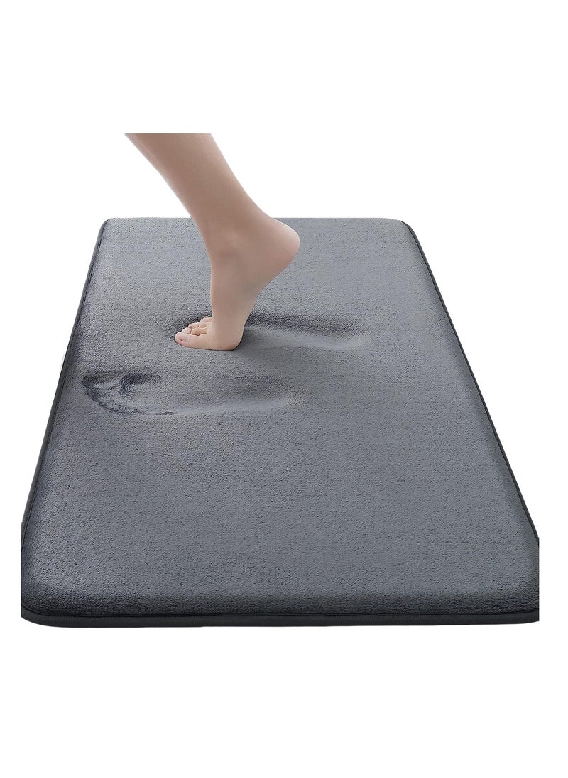 Generic - Memory Foam Mat Non-slip Bottom Absorbent Bathroom Doormat Living Room Floor Mat 40*60cm Thicken Super Soft Doorways Carpet - Image 1