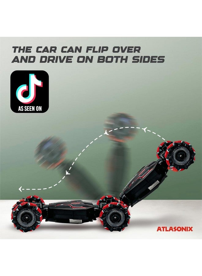 Atlasonix Gesture Sensing RC Stunt Car - Hand Controlled RC Car with 360° Rotating Stunts, Double-Sided Driving, and Hand Gesture Remote Control - Rechargeable Toy for Kids Ages 4-8 - Image 2