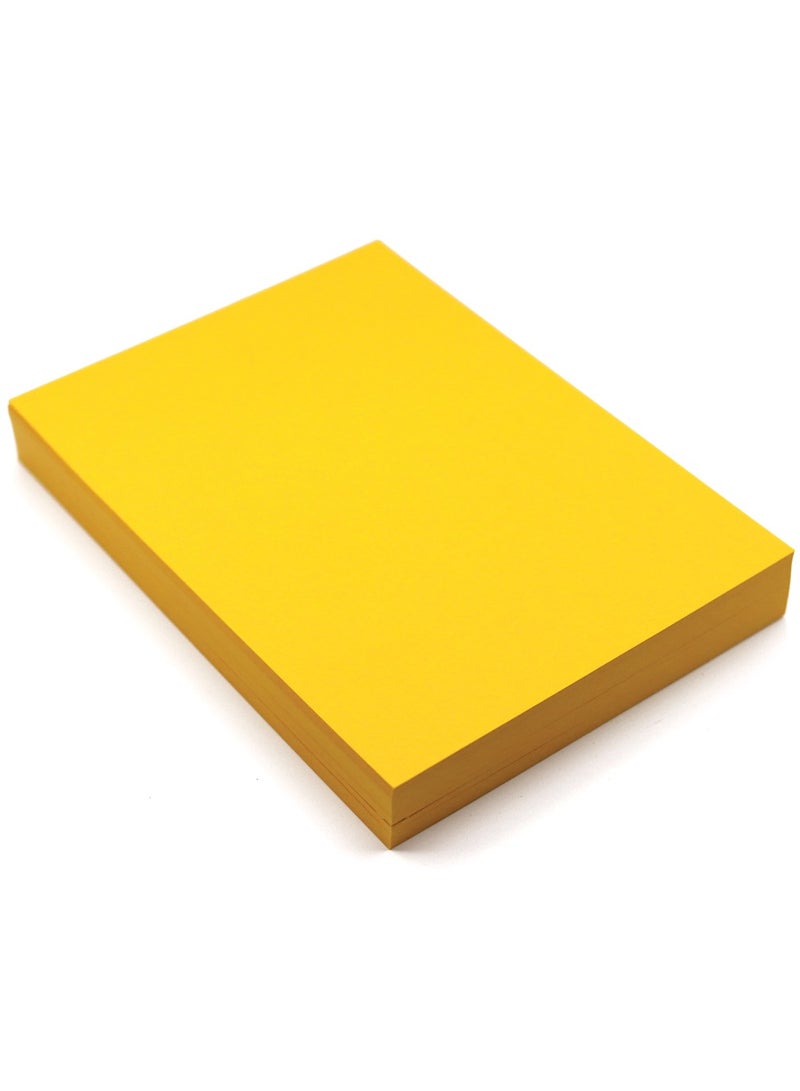 firstnock Color Card Paper Yellow, A5 - 20 Sheets - 250GSM Thick Colored Card Stock - Premium Craft Paper for DIY, Invitations, Arts & Crafts and Printing - Image 1