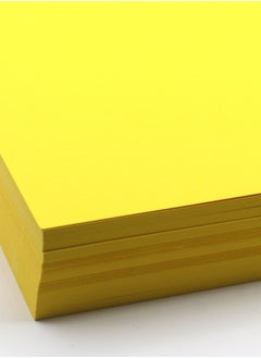 firstnock Color Card Paper Yellow, A5 - 20 Sheets - 250GSM Thick Colored Card Stock - Premium Craft Paper for DIY, Invitations, Arts & Crafts and Printing  - Image 5