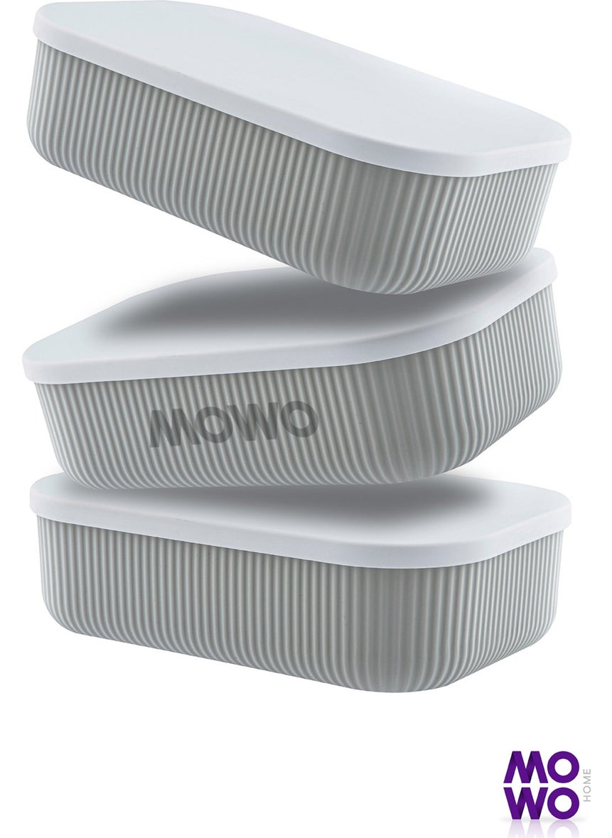 Trove 6 Pieces Kitchen Storage Container Gray 3.2 lt - pzsku/Z50AA6D42C8CF6306A135Z/45/_/1730650369/78efead1-af96-47f2-a53f-d09840e280f6