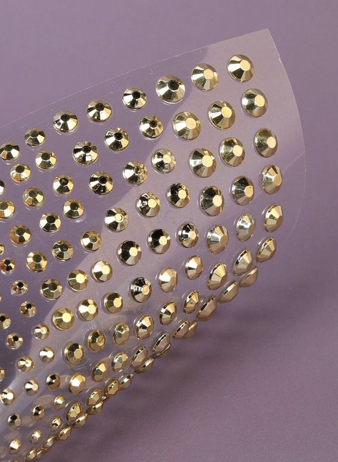 Self-adhesive rhinestone face and body tattoo stickers for face body and nail decoration