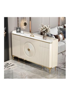AWD Luxury Large Capacity Shoe Cabinet, Sideboard Shelves Storage Cabinet with Drawers, Kitchen Cabinet Shelves Entrance Shoe Storage Console, Dining room Untensils Keeper Storage, Decor Sideboard Cabinet  - Image 1