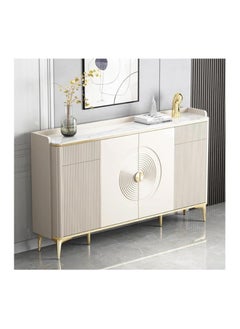 AWD Luxury Large Capacity Shoe Cabinet, Sideboard Shelves Storage Cabinet with Drawers, Kitchen Cabinet Shelves Entrance Shoe Storage Console, Dining room Untensils Keeper Storage, Decor Sideboard Cabinet  - Image 2