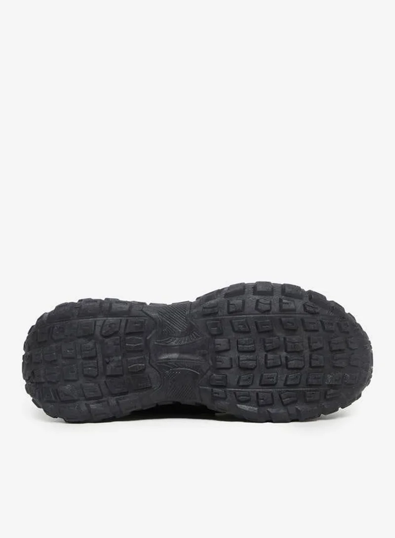 Styli  Styli Chunky Abstract Sole Lace Up Sneakers for Men | Best Price UAE
