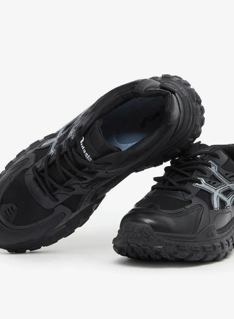Styli  Styli Chunky Abstract Sole Lace Up Sneakers for Men | Best Price UAE