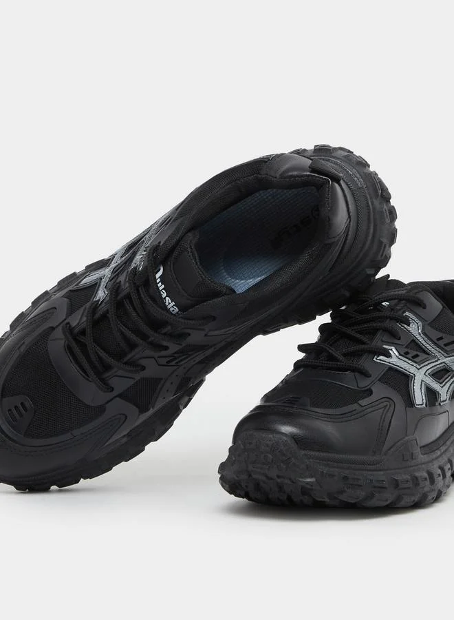 Styli Chunky Abstract Sole Lace Up Sneakers