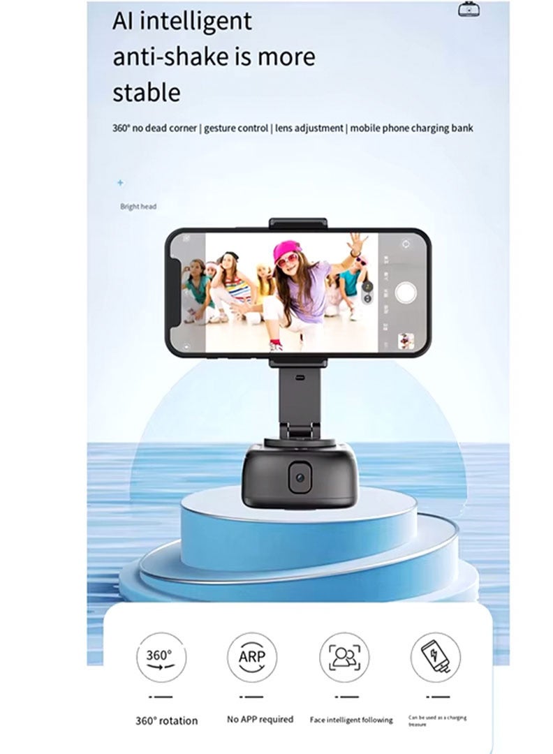 Desktop Phone Holder Stand with Power Bank and Charging Port - Image 3