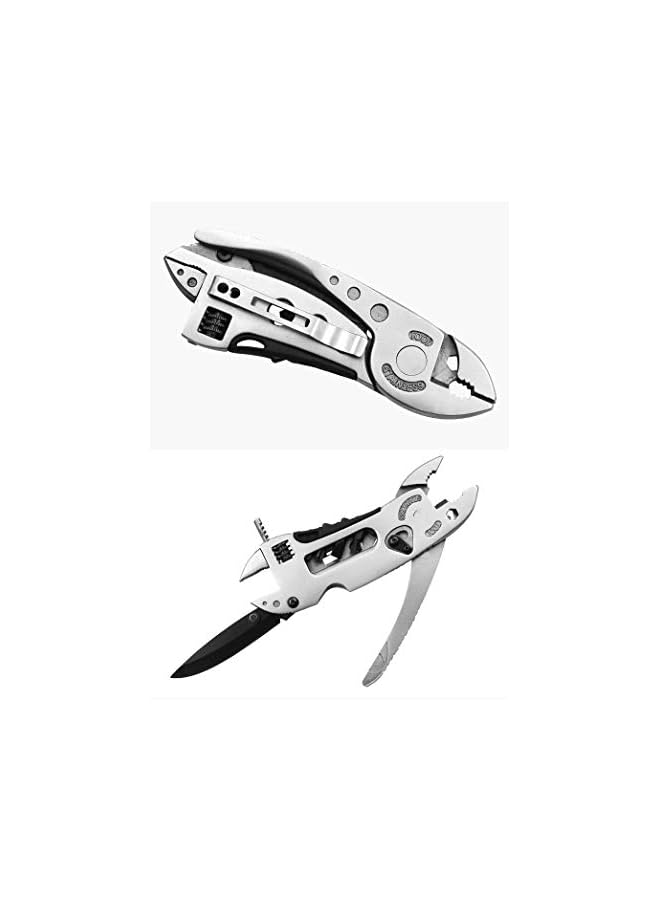 PROMASS Pliers Pocket Knife Screwdriver Set Kit Adjustable Wrench Jaw Spanner Repair Survival Hand Multi Tools Mini - Image 4
