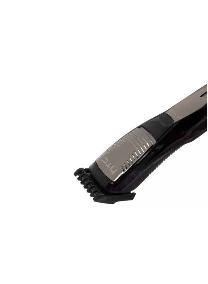 HTC AT-029 Cordless Rechargeable Hair Trimmer, Black - Image 4