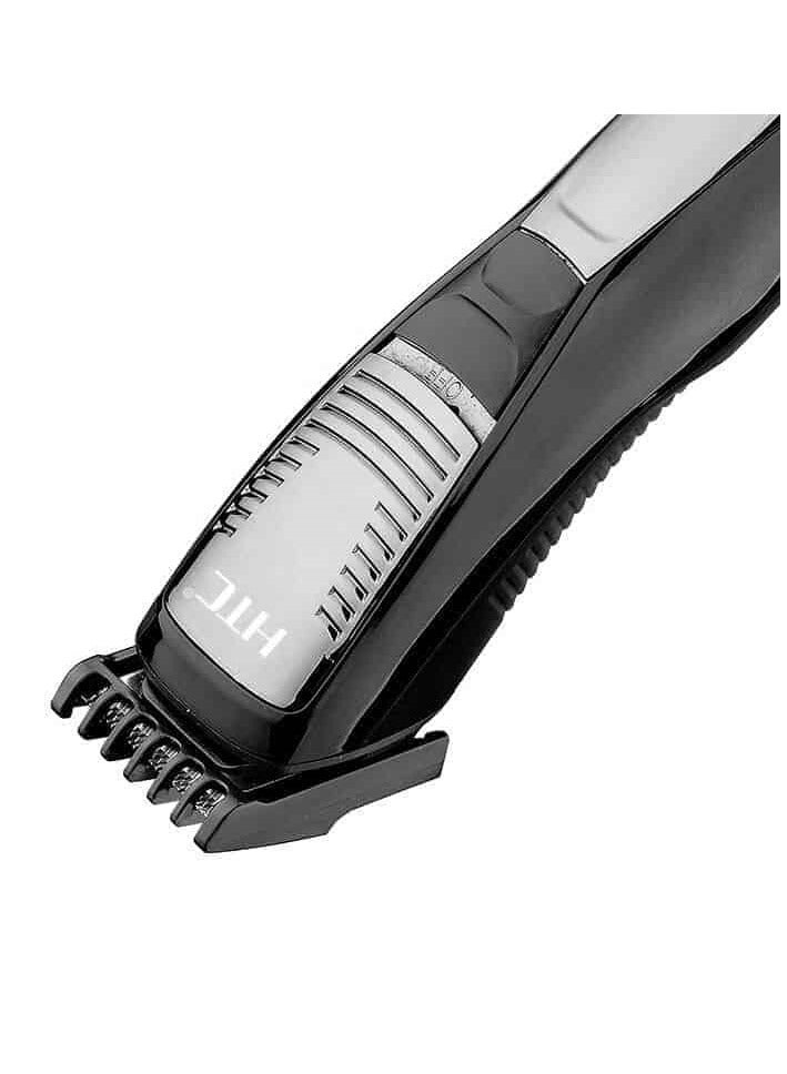 HTC AT-029 Cordless Rechargeable Hair Trimmer, Black - Image 3