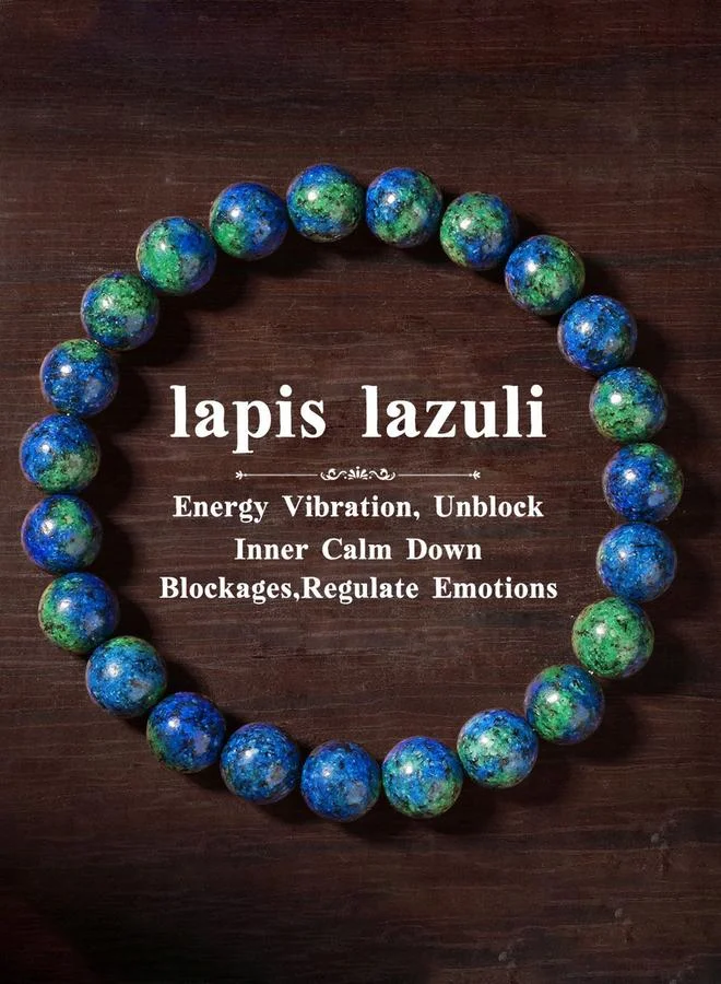 Take Two Lapis Lazuli Beaded Bracelet