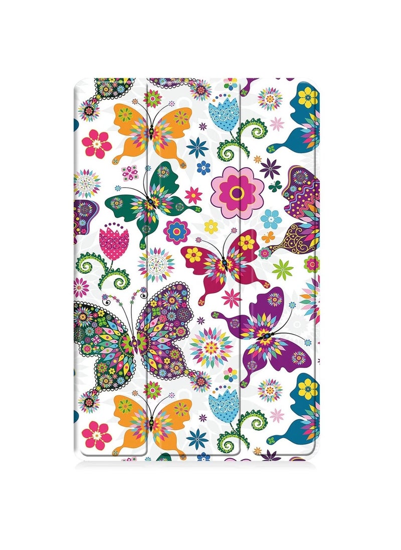 Trifold Smart Cover Protective Slim Case for Samsung Galaxy Tab A9 Plus erfly - Image 3