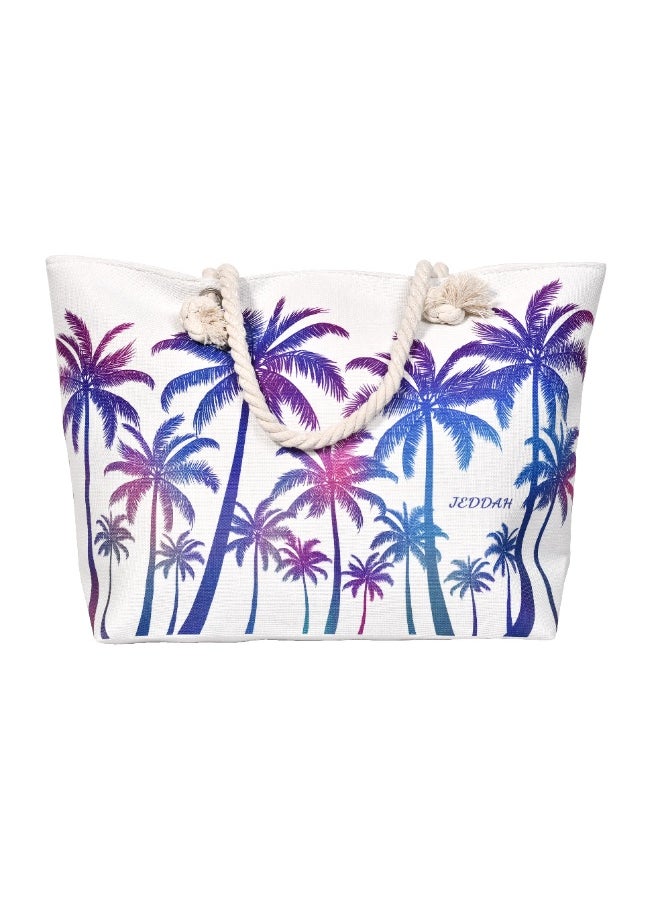MORANO Waterproof Beach and Shopping Bags, Large Zipper Tote Bag, Shoulder Bags  - Image 1